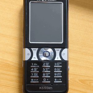 Sony Ericsson K550i Very Rare - For Collectors - Unlocked 64 MB  Battery 1*Battery Color Black