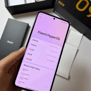 Very Good Xiaomi Redmi K60 Ultra Android 13 Mediatek Dimensity 9200+ 5G Storage 16+1T Color Black Package only mobile phone - Image 2