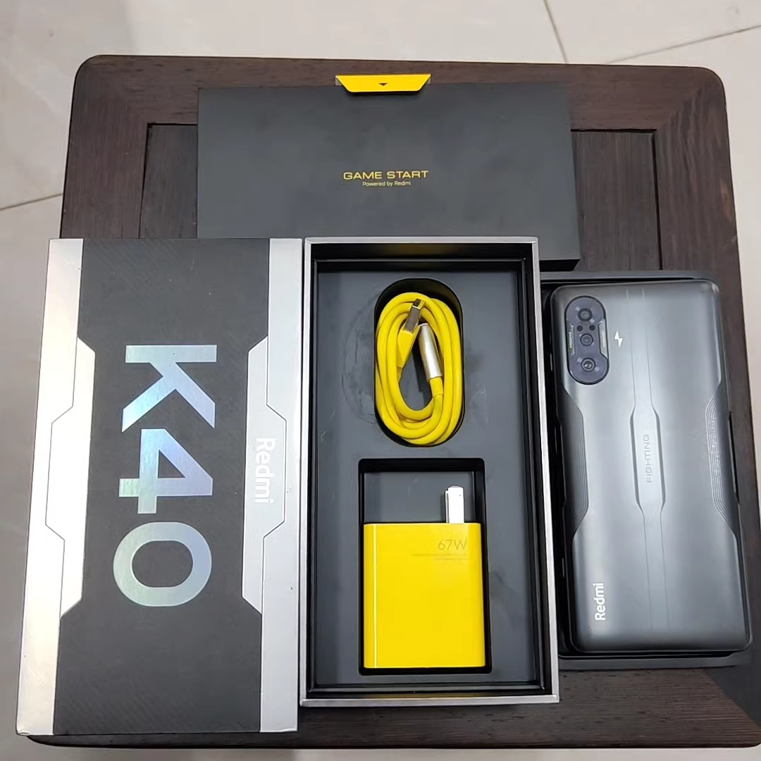 Xiaomi Redmi K40 Gaming Android 11 Google storage 12+256GB Package Mobile phone with accessories