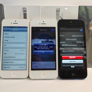 99%new Apple iPhone 5 16GB - Unlocked white black gold IOS 6 sealed storage 16GB colors black