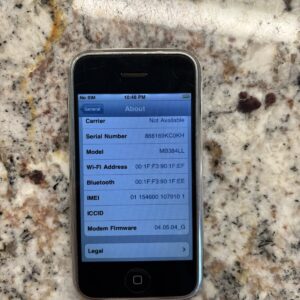 Apple iPhone 2G 1st Generation 16GB Black (Unlocked) used mobile phone IOS 3.1.3 - Image 2