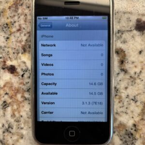 Apple iPhone 2G 1st Generation 16GB Black (Unlocked) used mobile phone IOS 3.1.3 - Image 3