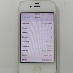 90% N E W Apple iPhone 4 4S 8GB 16GB 32GB white black unlocked IOS 6 7 9 mobile Generation 4S Color White Storage Capacity 16 GB iOS iOS 6 - Image 2