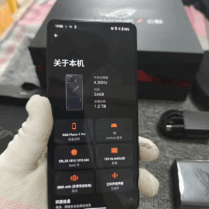 Asus ROG Phone 9 Pro Black Android 15 5G 165Hz -(unlocked)  24GB+1TB Google Storage 16GB + 512GB Package Mobile phone and charger