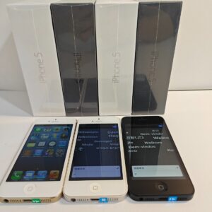 Original Unlocked Apple iPhone 5 16GB white black gold IOS6 Grade A+ SEALED 📱 colors gold - Image 2