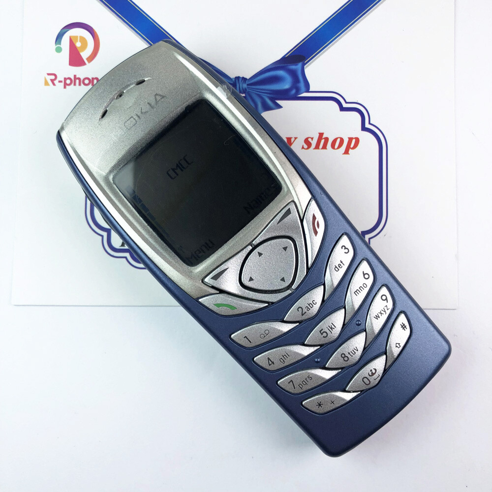 Original NOKIA 6100 BLUE Mobile Cell Phone Unlocked GSM Triband 6100 Cellphone