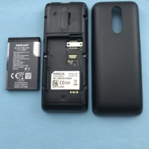 Nokia 106 - Black red One SIM Card Good Quality (Unlocked) Cellular Phone - Image 2