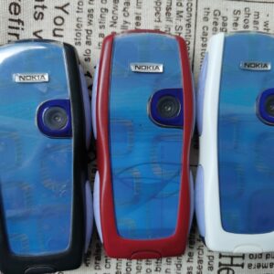 Nokia 3220 white blue red unlocked work with all sim cards keyboard phone
