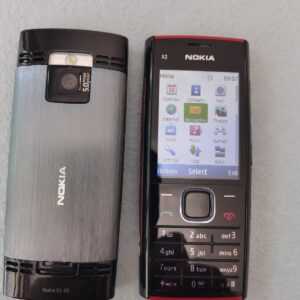 Nokia X2-00 Cell Phone Black Red (Unlocked) Classic Button Mobile Phone - Image 2