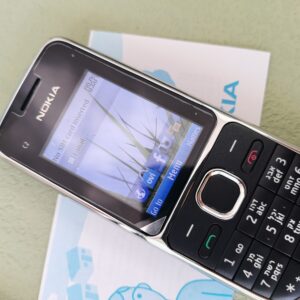 Nokia C2-01 Cell Phone Black (Unlocked) 3G Classic Button Mobile Phone