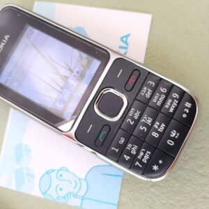 Nokia C2-01 Cell Phone Black (Unlocked) 3G Classic Button Mobile Phone - Image 3