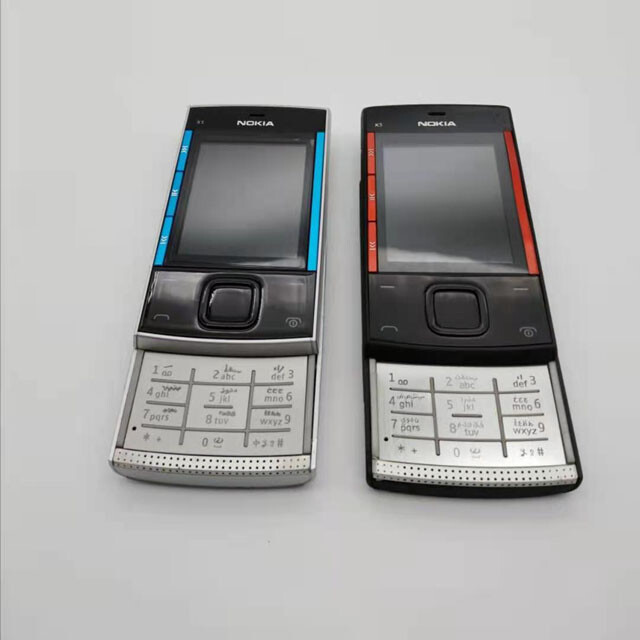 Nokia X Series X3-00 - Black on red (Unlocked) Cellular Phone