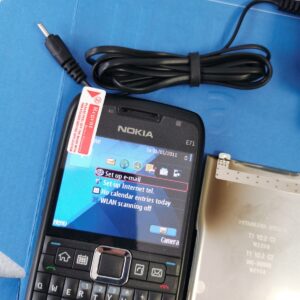 Original Unlocked Nokia E71 Full Qwerty Smartphone Mobile Phone Black White Brow Color Brown - Image 3