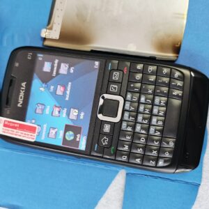 Original Unlocked Nokia E71 Full Qwerty Smartphone Mobile Phone Black White Brow Color Brown - Image 4