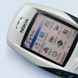 Nokia 6600 Original Mobile Phone Bluetooth Camera Unlocked GSM Triband White Bundle Description 1 battery - Image 5