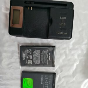 BL-4CT NOKIA Battery + LCD Charger for  5310 5630 5630 2720 6700S X3 X3-00 7230  Bundle Description 1 battery+1 charger - Image 3