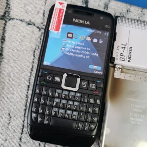 Nokia E71 Cell Phone Grey Steel (Unlocked) Symbian Qwerty 3G Smartphone Mobile battery 1 battery - Image 2