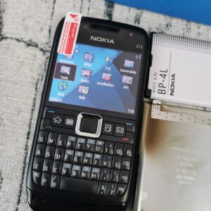 Nokia E71 Cell Phone Grey Steel (Unlocked) Symbian Qwerty 3G Smartphone Mobile battery 1 battery - Image 4