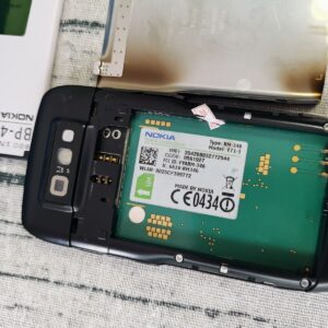 Nokia E71 Cell Phone Grey Steel (Unlocked) Symbian Qwerty 3G Smartphone Mobile battery 1 battery - Image 12