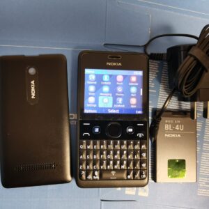 Nokia Asha 210 - Black (Unlocked) Cellular Phone Battery 1 Battery SIM Card Slot Dual SIM (SIM + SIM) - Image 4