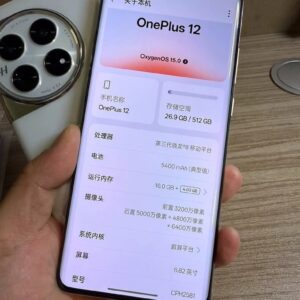 🔥🔥OnePlus 12 6.82" 50MP LTPO AMOLED 120Hz Snapdragon 8 Gen 3 24GB+1TB Unlocked Color please note in order Charger Included Yes Storage Capacity 12GB+256GB - Image 5