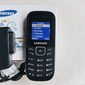 A+ Grade  Samsung GT-E1200  Black (Unlocked) Classic Bassic Button 2G Mobile Battery With 2 batteries