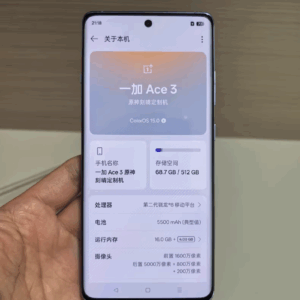 OnePlus Ace3  PJE110 Keqing 16+512G Genshin Impact Limited Edition Purple Google Package Only the phone comes with a charger - Image 14