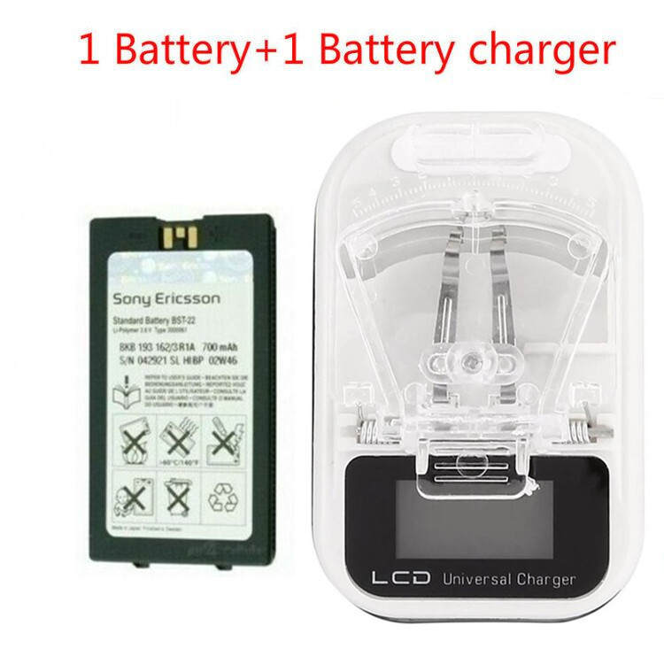 BST-22 Battery + charger For Sony Ericsson T300 T306 T310 T316 700mAh Items Included 1 charger