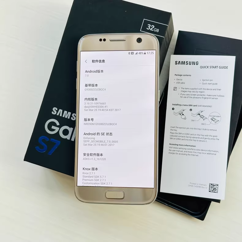 New Samsung Galaxy S7 G930F (Global) 4+32GB Sealed Unlocked Google Play Color Random Colors Storage Capacity G930F 32GB