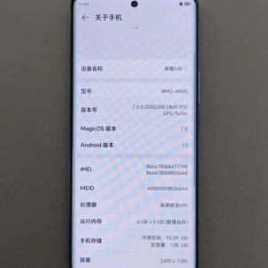 Huawei Honor X40 5G 6.67in 50MP Snapdragon 695 Android 12 Magic UI 6.1 usedphone Color Random Color Storage Capacity 128 GB