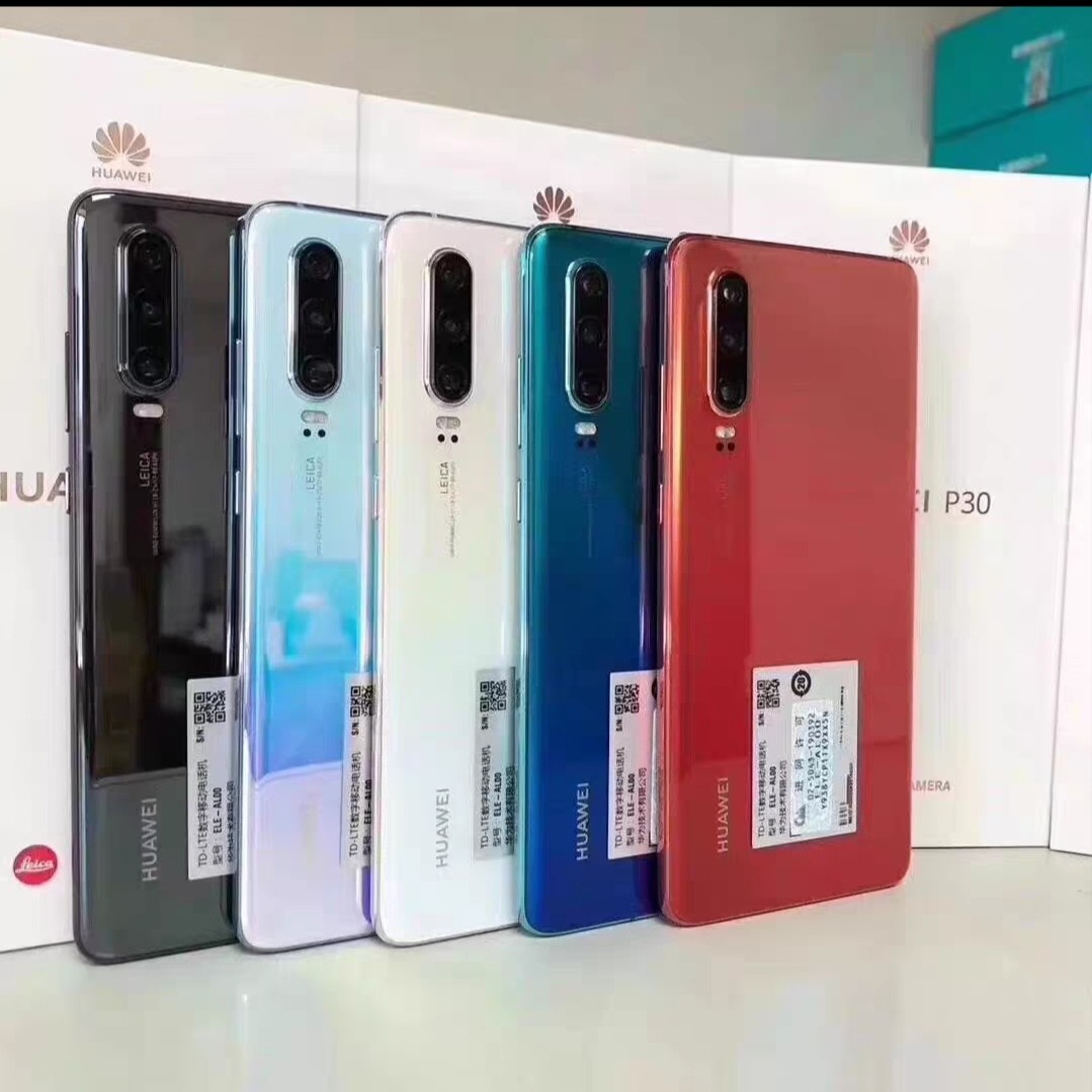 Huawei P30 128GB Dual Sim 40MP Unlocked Android Global CellPhone Google Storage 8+256GB colors please note the color you need in order