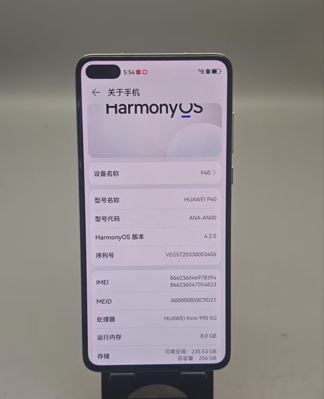 Huawei P40 Kirin 990 6.1" 50MP 128GB Android 10 SmartPhone Google NEW Sealed Storage 128GB colors please note the color you need in order - Image 7