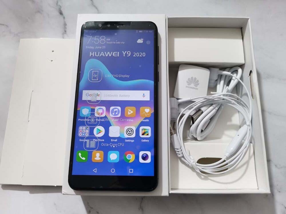 Global Huawei Y9 2020 FLA-LX1 Google 128GB+8 RAM Android Smartphone - Unlocked Colors please note the color you need in order storage 128GB - Image 5