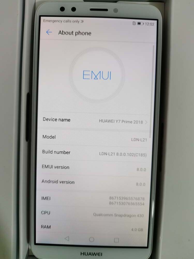 Huawei Y7 Prime (2018) Global Google Unlocked 64GB Android SmartPhone no box storage 64GB 4GB RAM colors random color - Image 5