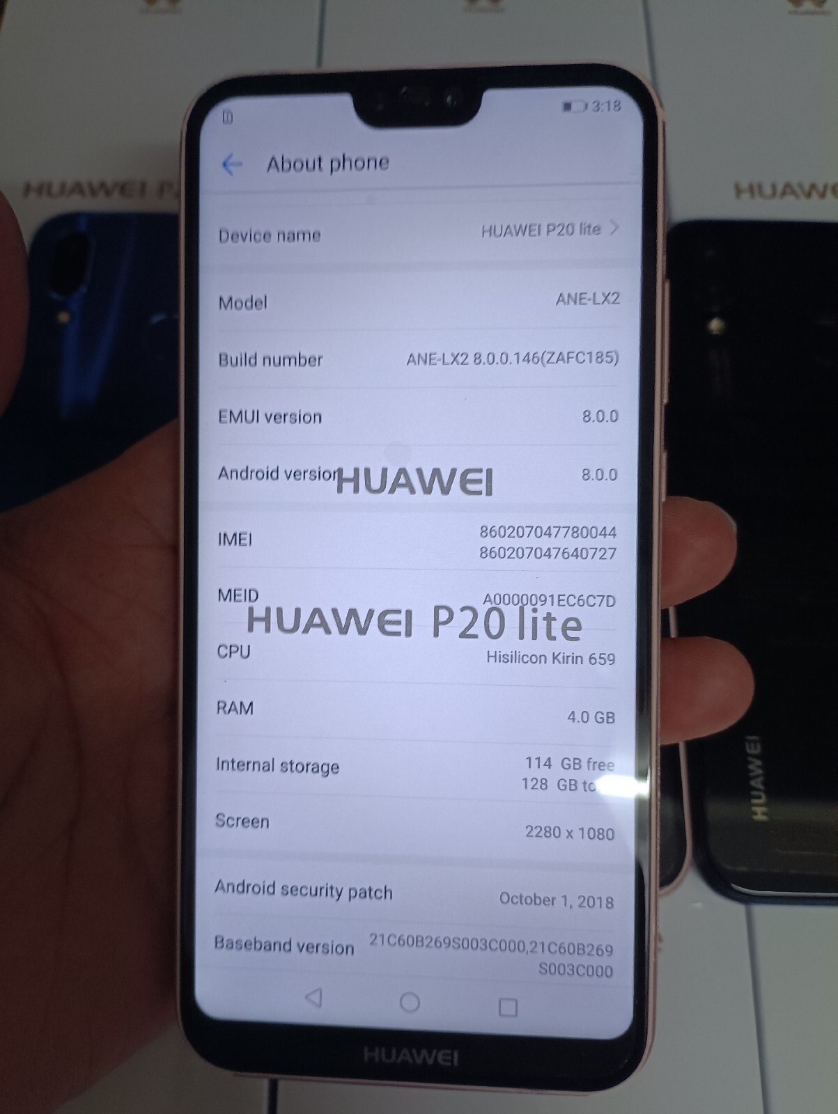 Huawei P20 lite 128GB Dual SIM Global Version Unlocked Smartphone New Sealed storage 4GB+128GB - Image 6