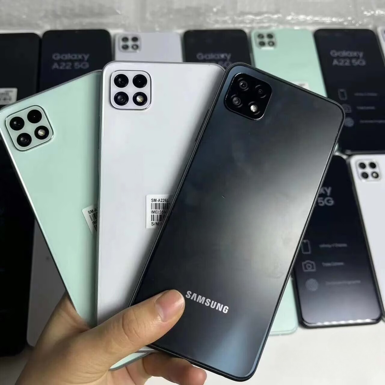 Samsung Galaxy A22 5G Dual SIM Unlocked SM-A226B/DS Android Global Storage 128GB