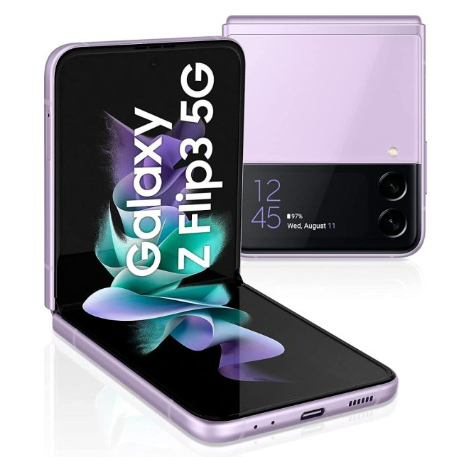 Global Foldable Samsung Galaxy Z Flip3 5G Android Unlocked 128GB Smartphone Color random color Storage Capacity 8+256GB