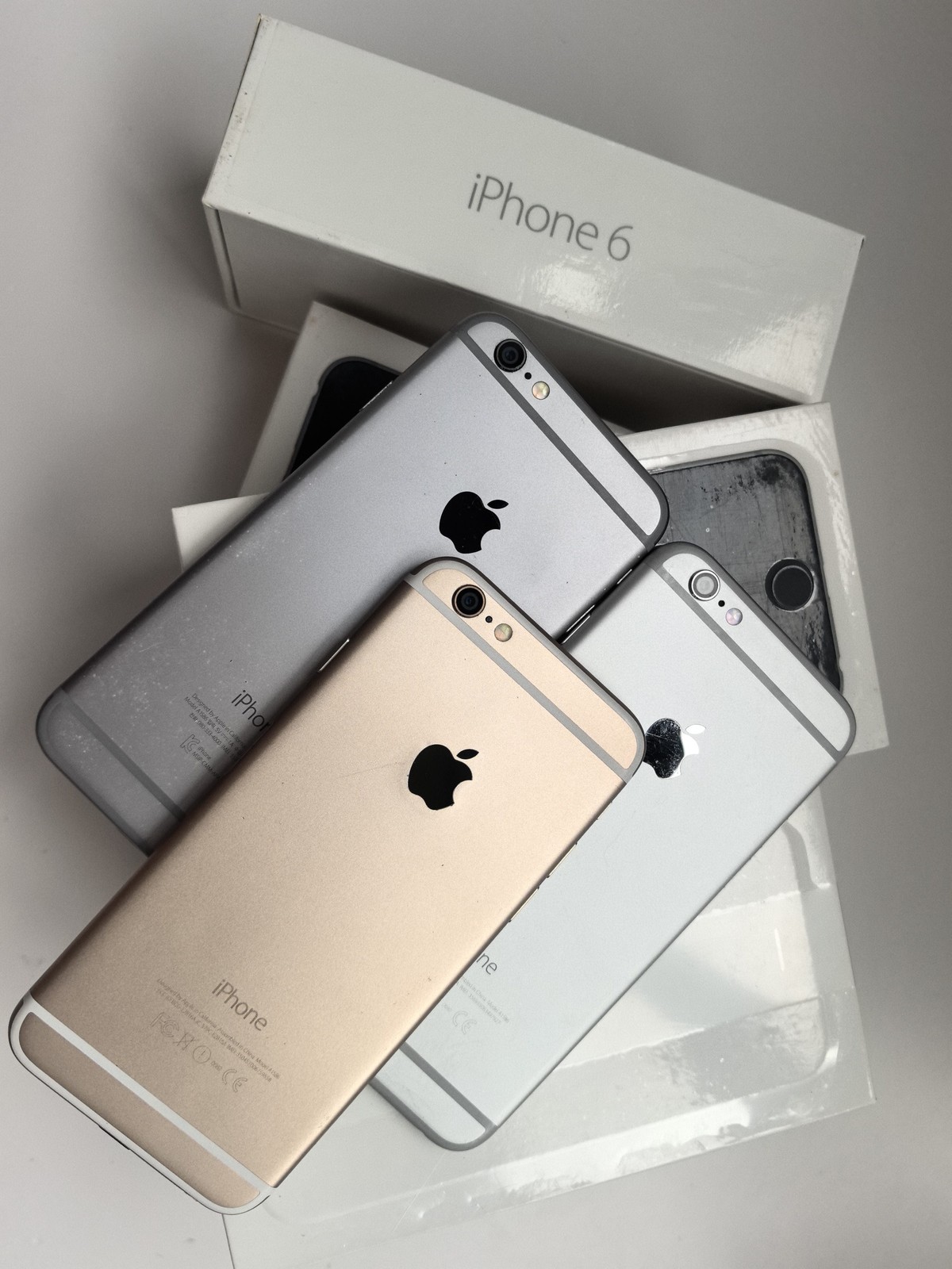 Apple iPhone 6 - 16/32/64/128 GB - Gray Silver Gold (Unlocked) IOS 12 4G Phone Storage 128GB