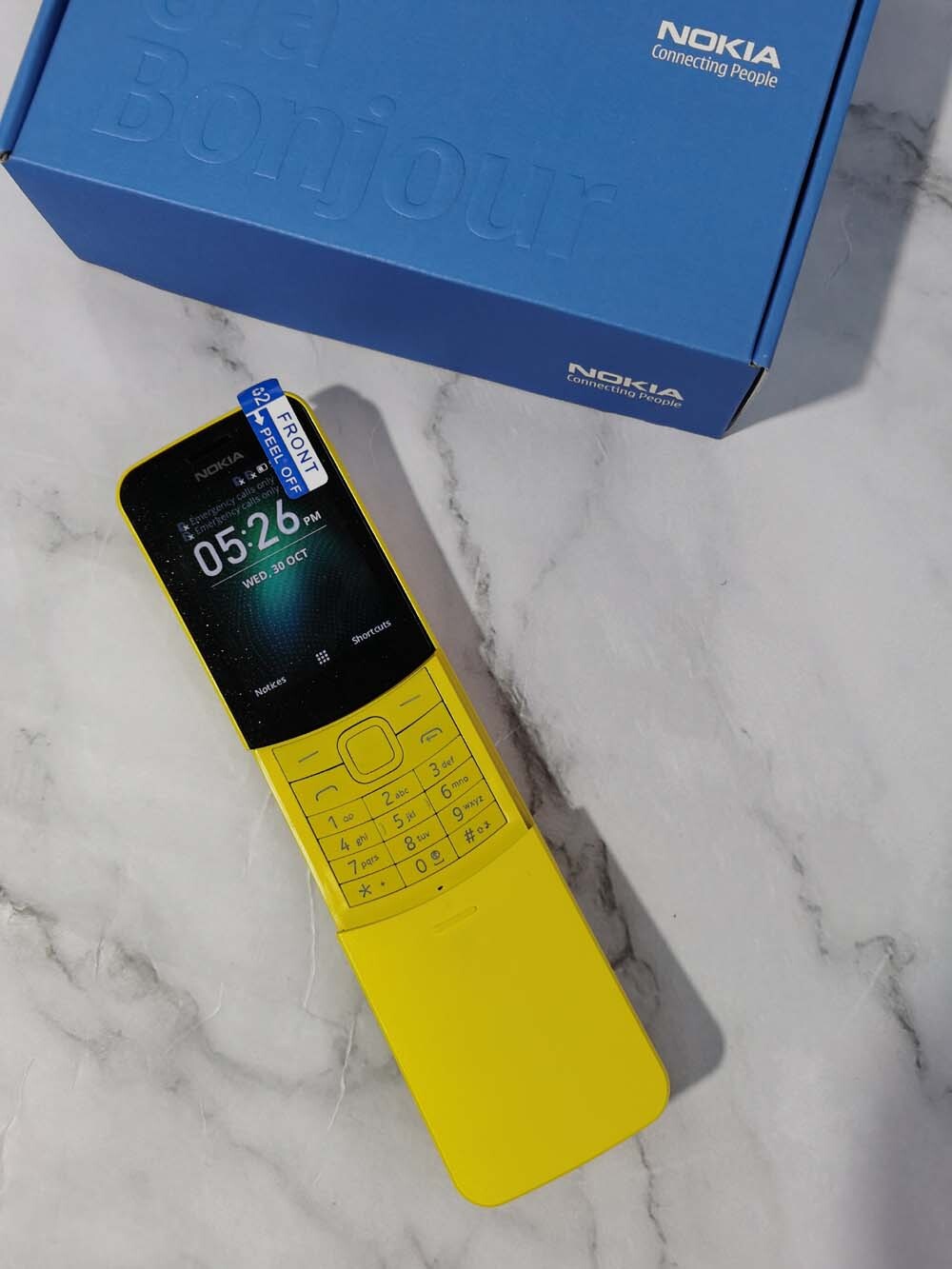Nokia 8110 4G Unlocked 4GB Dual Sim KaiOS 2.5.1 Slide Banana Cellphone Yellow Battery 2 * Battery - Image 3