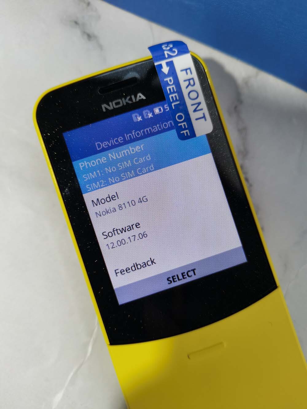 Nokia 8110 4G Unlocked 4GB Dual Sim KaiOS 2.5.1 Slide Banana Cellphone Yellow Battery 2 * Battery - Image 6