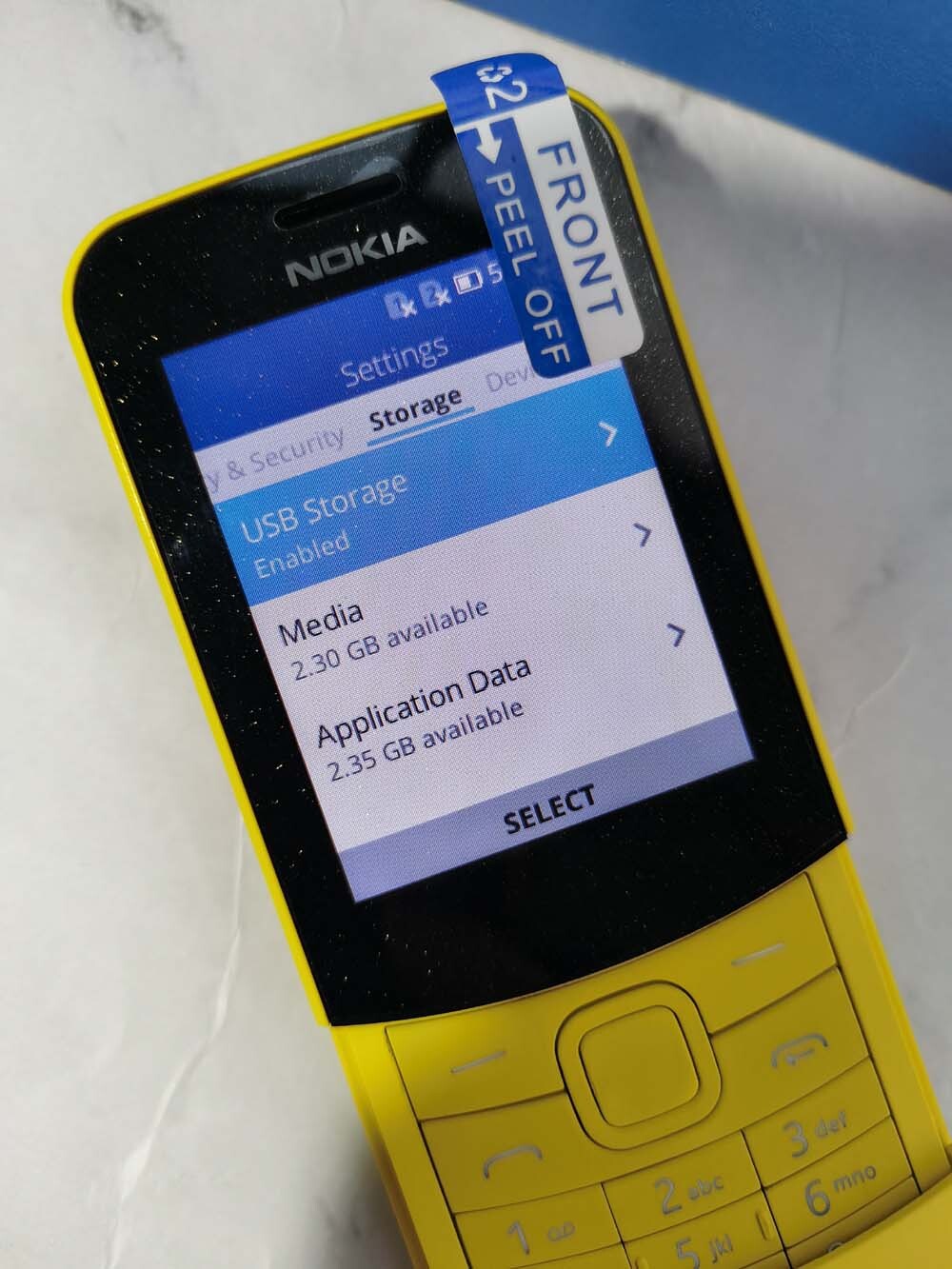 Nokia 8110 4G Unlocked 4GB Dual Sim KaiOS 2.5.1 Slide Banana Cellphone Yellow Battery 2 * Battery - Image 7