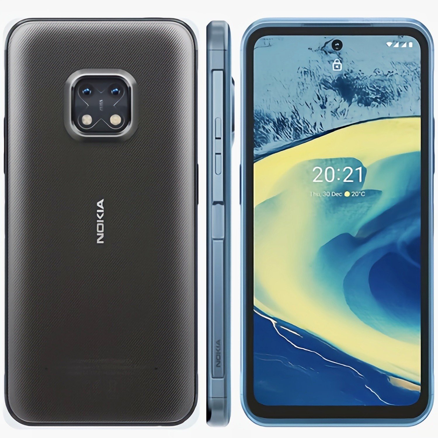 Original Nokia XR20 2-SIM 128GB Zeiss Optics 48MP WIFI Unlocked 5G Smartphone storage 128GB 6GB RAM colors Black - Image 2