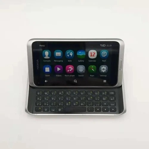 Nokia E7 Original Unlocked 3G WIFI 8MP QWERTY TouchScreen 16GB Mobile Phones - Image 2