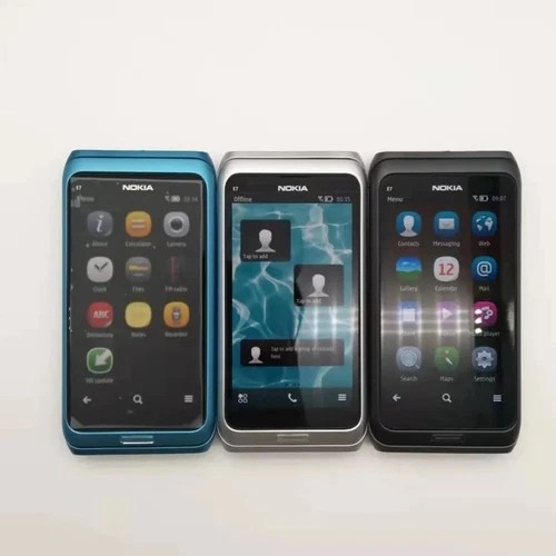 Nokia E7 Original Unlocked 3G WIFI 8MP QWERTY TouchScreen 16GB Mobile Phones - Image 4
