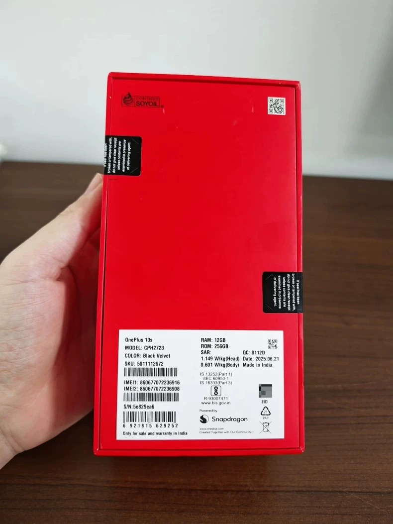 OnePlus 13S 13T 5G 6.32" 50MP 6260mAh Snapdragon OxygenOS 512GB global storage 12+256GB - Image 6