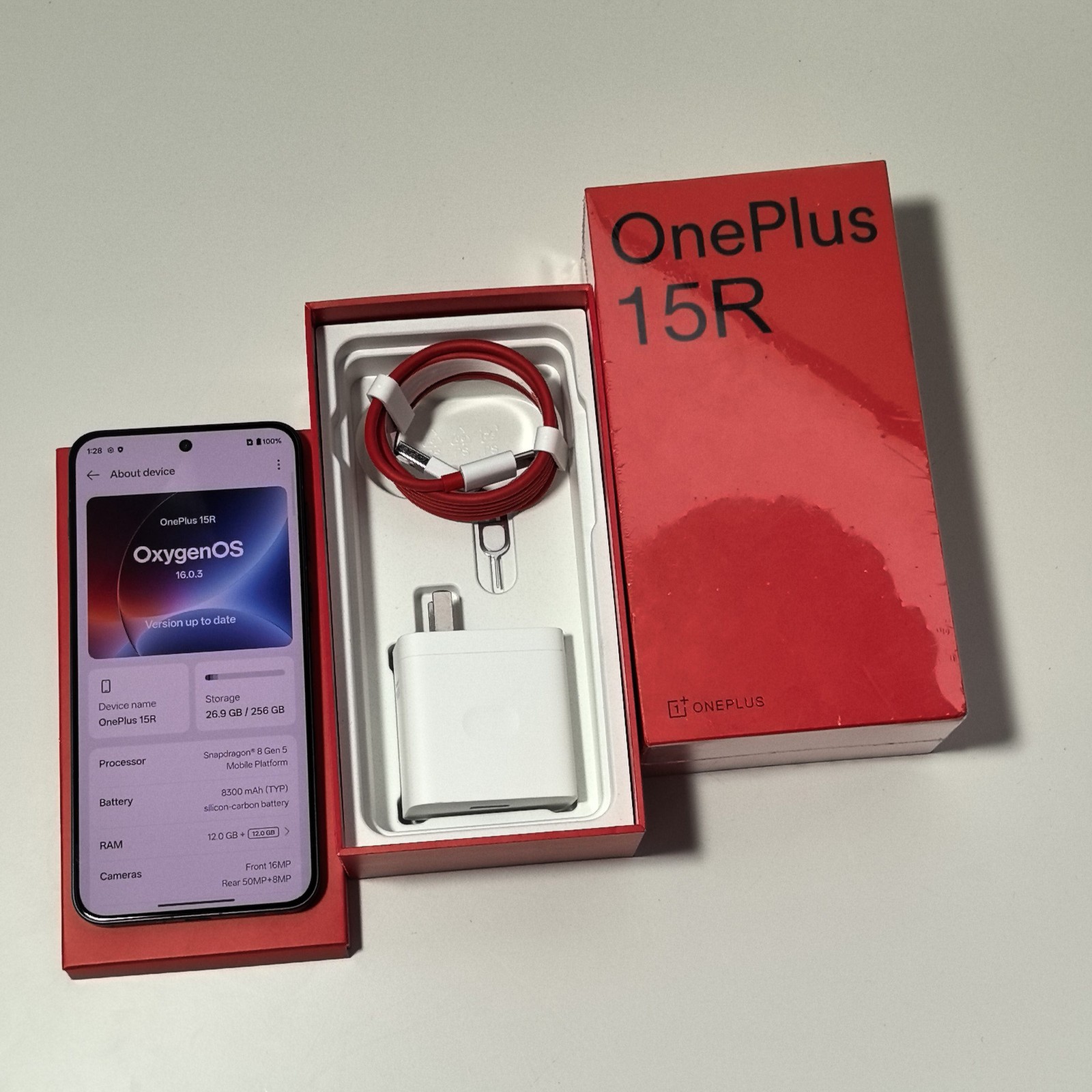 OnePlus 15R 5G 6.83" 50MP OxygenOS 512GB 12GB RAM Global storage 1TB 16GB RAM colors please note in order - Image 11