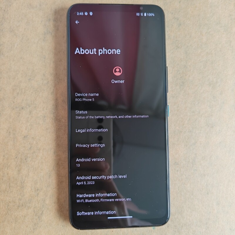 Asus ROG Phone 5 pro 6.78" 64MP Android 18+512GB Google Global Game phone Inklusive Ladegerät Ja - Image 6
