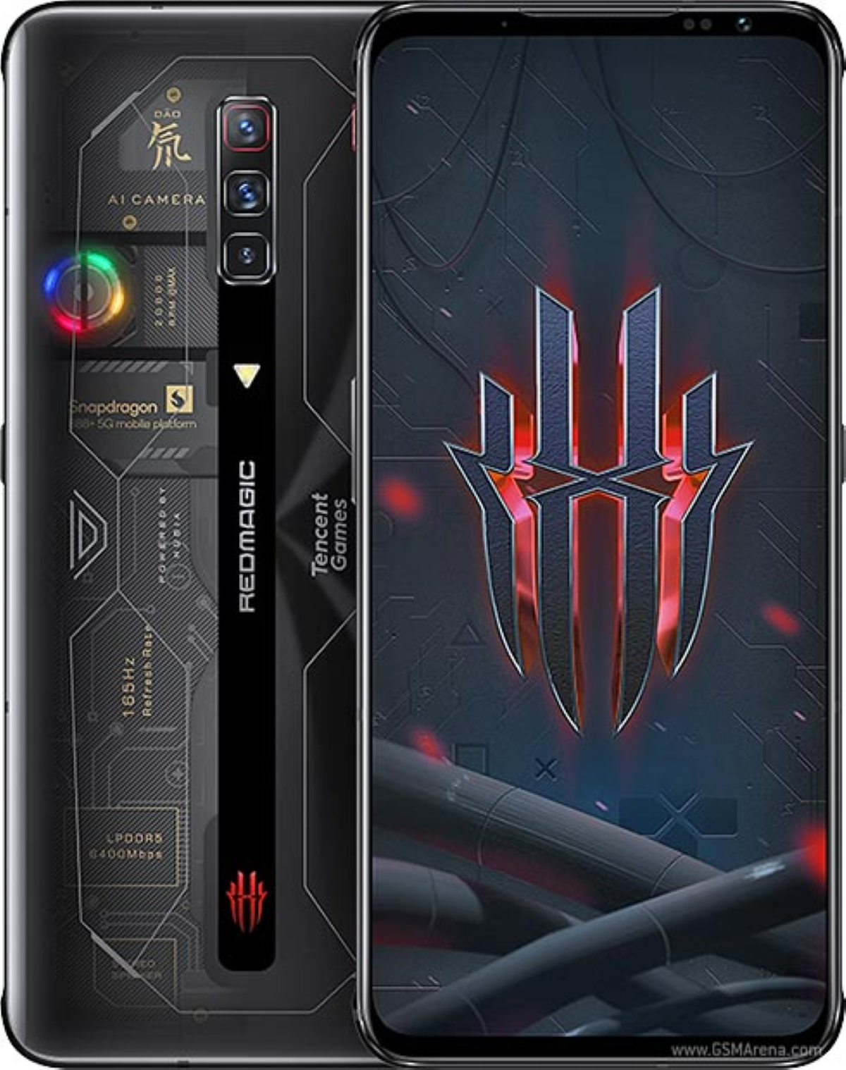 Global ZTE nubia RedMagic 6s 5G 128/256GB Android Gaming phone Google Storage 12+128GB colors Please note the color.