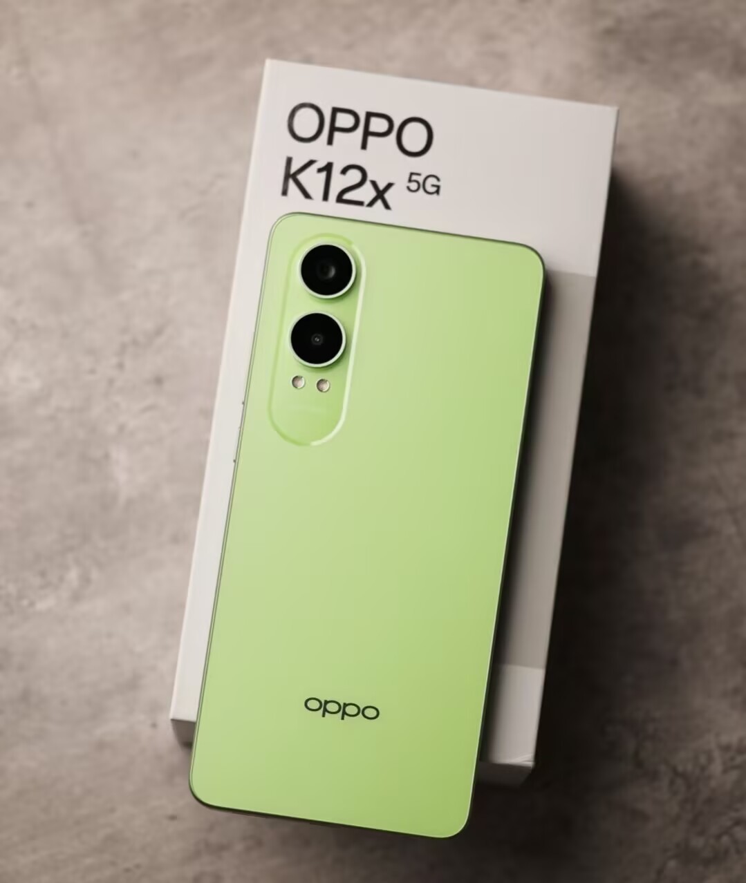Oppo K12x 5G 6.67" 32MP Mediatek Dimensity 6300 Android 14 5100mAh Color Please note the color Style Mobile phone + charger Storage Capacity 12+512GB