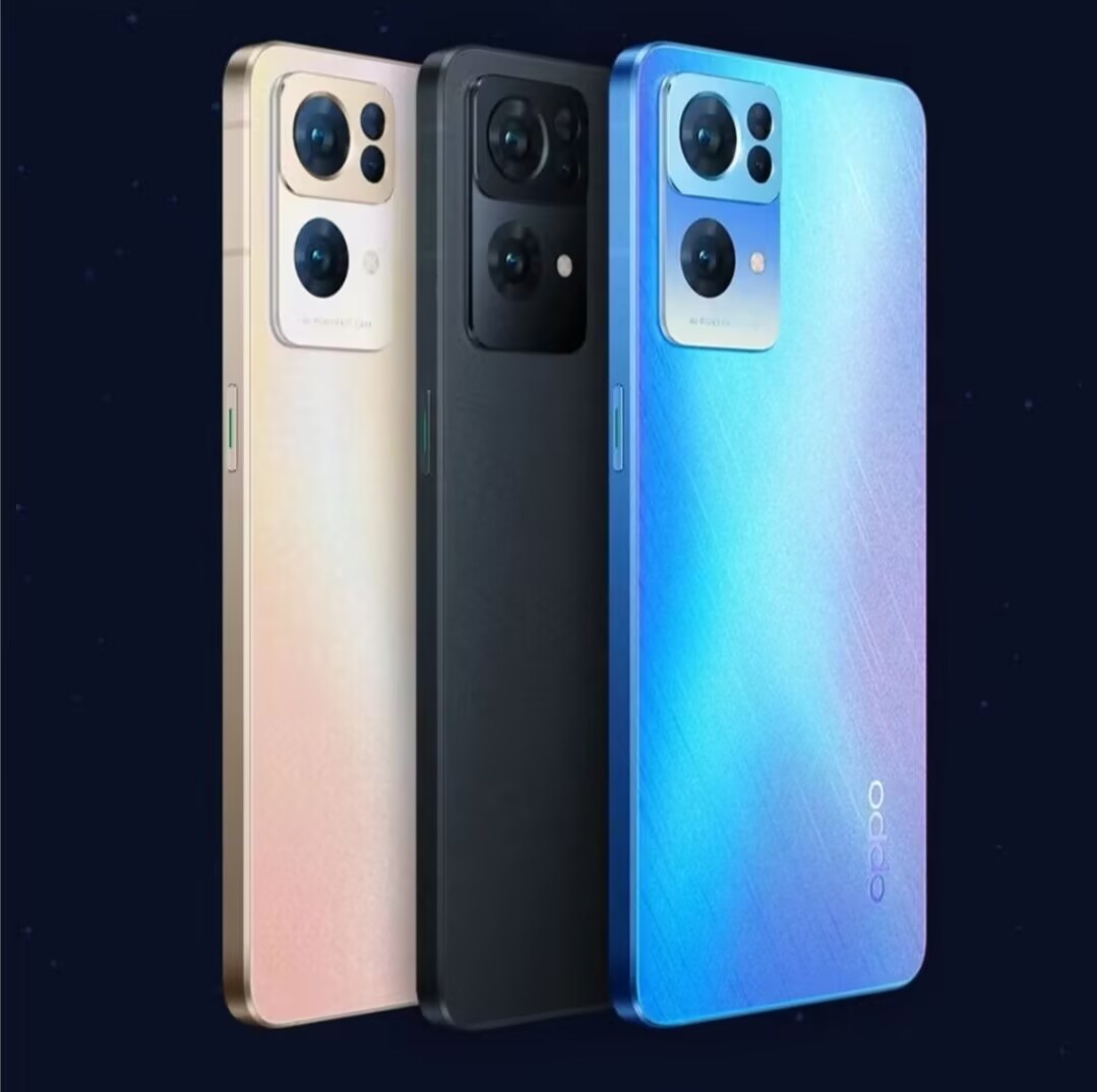 Oppo Reno7 Pro 5G 6.55" 50MP Mediatek Dimensity 1200 Max Android 11 4500mAh Color Please note the color Storage Capacity 12+256GB